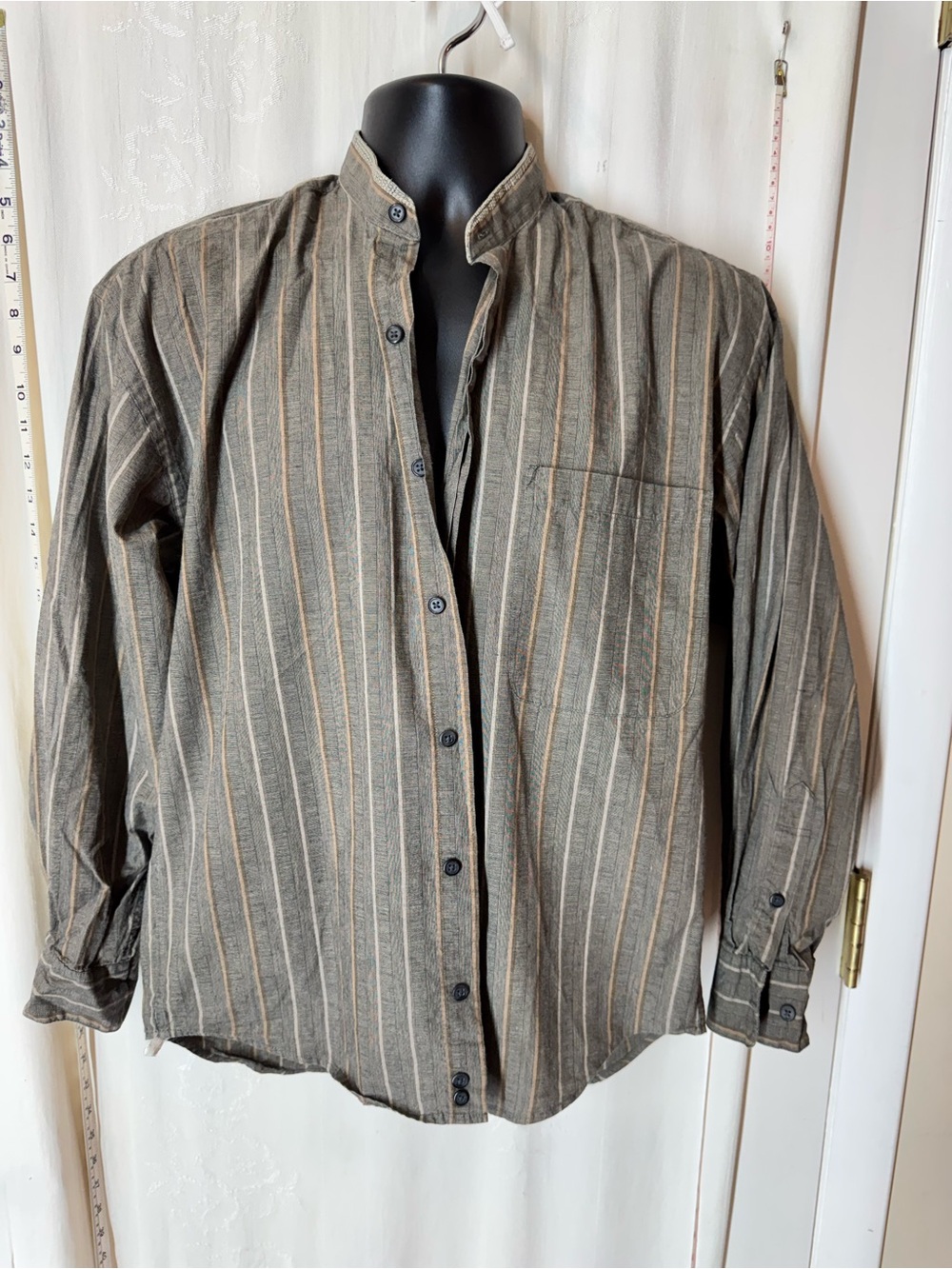 Vintage Ron Chereskin Collarless Men's Shirt